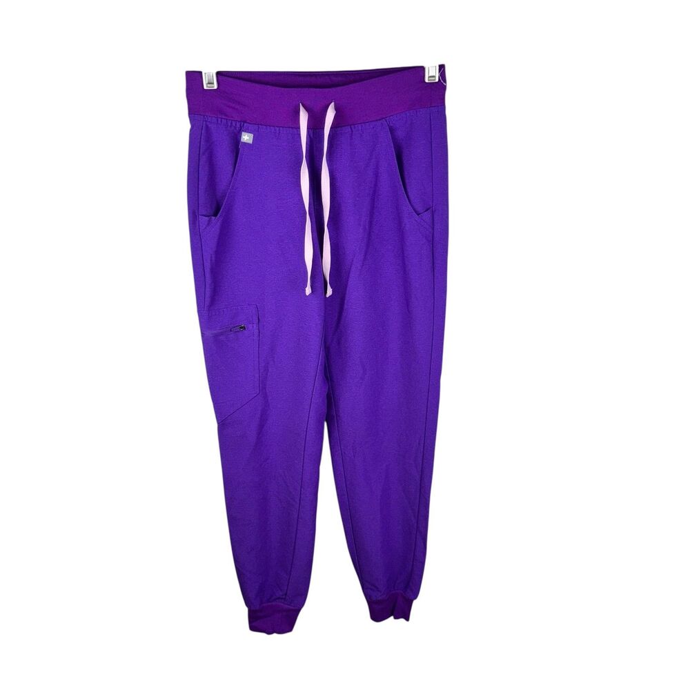 Figs Scrub Pants Womens‎ XXS Zamora Jogger Purple Pant Medical